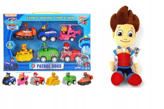 PAW Patrol - Psy z rozprávkovej psieho pes PATROL RIDER SAD FIGURINES