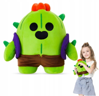 MASKOT SPIKE, HRANÉ POSTAVY BRAWL, PLYŠOVÁ HRAČKA, PLYŠOVÁ HRAČKA, 25 cm, PL