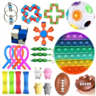 TOY STORY - Ball of Anti-stres Batter Fidget Color X24