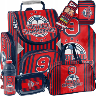 Aktovka školská taška - Soccer School Bag Set 6in1 s loptou