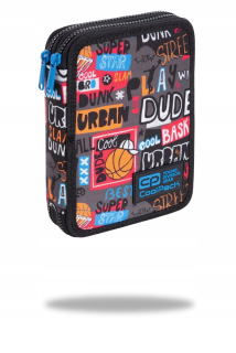 Peňaženka CoolPack dvojkomorová s vybavením JUMPER XL basketbal, BASKETBALL (C77231)