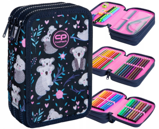 Trojité puzdro na ceruzky s príslušenstvom CoolPack Jumper 3 - Dreaming Koala