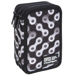 Školské puzdro na ceruzky s trojitým vybavením CoolPack Jumper 3 Links 57389CP C67183