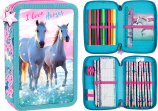 Peňaženka s dvoma priehradkami Horses 2kom z/vyp