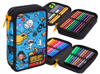 Coolpack duo penové puzdro s výbavou party tim