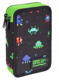 Peračník - Dvojité puzdro na ceruzky s vybavenými.jump 2 pixely