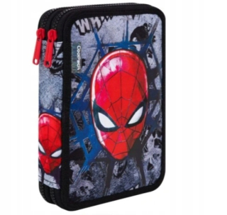 SPIDERMAN - Dvojité puzdro ceruzky s vybaveným .spidermanom
