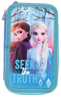 Elsa Frozen - Dvojité ceruzkové puzdro s mrazenou mrazenou krajinou