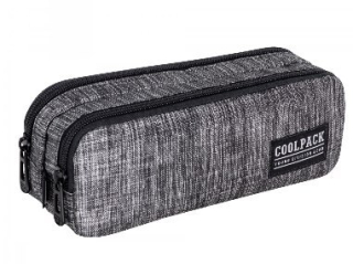 Peňaženka Coolpack CP CLIO Snow Grey Melange - čierna