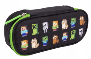 Super puzdro na ceruzky - dvojobstrové minecraft bag astra