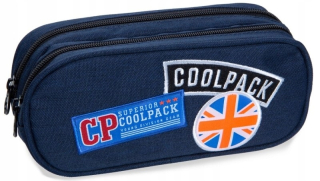 Peňaženka na ceruzky CLEVER BADGES BLUE 2019