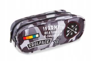 Peňaženka na ceruzku s dvojitým vreckom MORO BLACK COOLPACK 2019