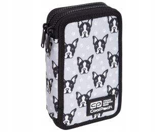 Peračník - Školská ceruzka Case Coolpack 2-Chamber Bulldog