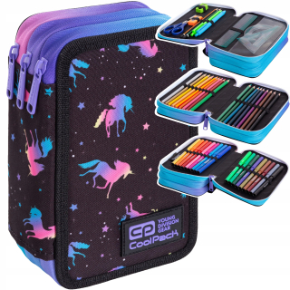 Peračník - COOLPACK 3-COMBE SCHOOL CUTHIL CASE v Unicorns