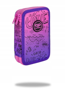 Peračník - coolpack purple sciblibly love school cuthil case