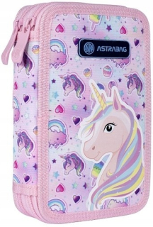 Peračník - Školská ceruzka Case Duplex Astra Unicorn