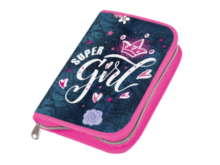 Školské puzdro Hama Jeans Girl