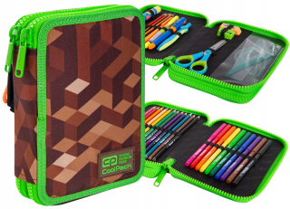Peračník - Dvojité vybavenie pre ceruzku XL. Coolpack city džungle