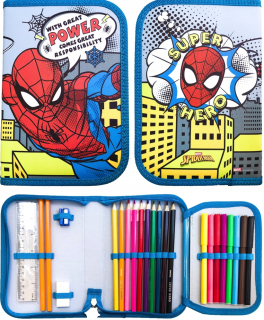 SPIDERMAN - Puzdro na ceruzku so Spidermanom Marvel Fax