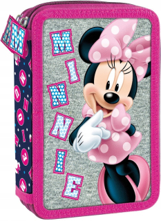 Minnie Mouse - Puzdro na ceruzku s 2 komorami Minnie Mouse DerFer 21