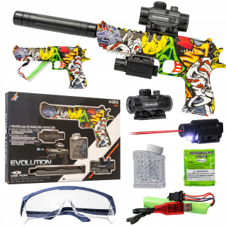 Detská pištoľ - GUN DESERT EAGLE GEL GALL AUTOMAT
