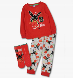 BING A PRIATELIA - Pajamas Bing + ponožky 5-6L + druhý pyžamá zadarmo
