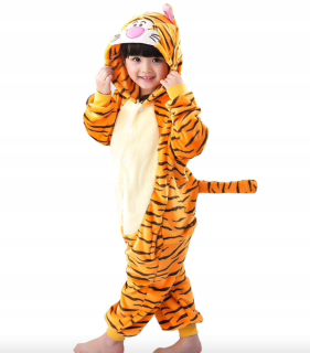 Medvedík Pú - Teplé pyžamáš mäkký oblek tiger jeden 146