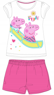 Pepa Pig - Dievča je pyžamá prasiatko Peppa Kr rukáv 116