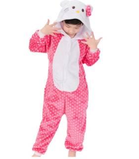 HELLO KITTY Pyžamá ahoj mačička deti zvieratá