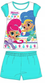 Shimmer a Shine - Pyžamá sada pre letný lesk a lesk bavlna 122