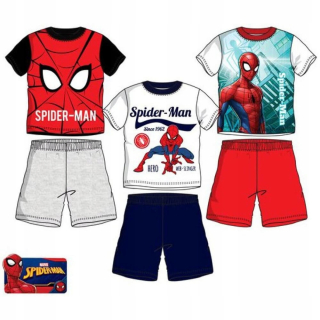 SPIDERMAN - Pyžamá spiderman krátky rukáv + šortky 98