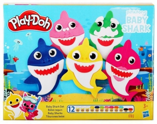 Zahrajte si Doh Baby Shark Cake Cesto