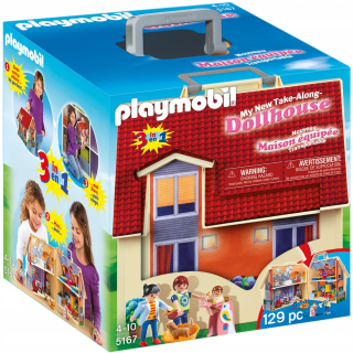 PLAYMOBIL 5167 Prenosný domček pre bábiky + adresár