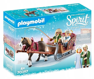 Spirit koník Mustang - PlayMobil 70397 Spirit Mustang zimné jazdenie