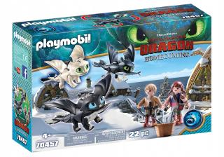 PlayMobil 70457 Deti Vikings a Dragons Dragons
