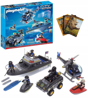 Playmobil 9043 Veľká policajná akcia + Engine