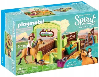 Spirit koník Mustang - PlayMobil 9478 Box Stabilný šťastný a duch