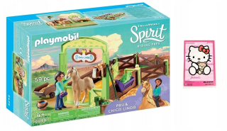 Spirit koník Mustang - PlayMobil 9479 Box Stabilný PRU A CUTE