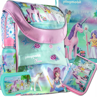 Aktovka školská taška - Playmobil Schoolbag School Batchpack Unicorn