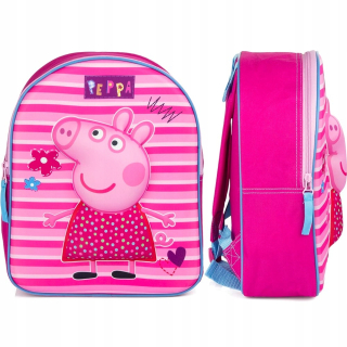Pepa Pig - Backpack 3D materská škola prasiatko peppa batoh 31cm