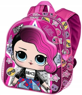 Detský batoh - 3D BACKPACK PRE KINDERGARTEN / W02 / LOL prekvapenie