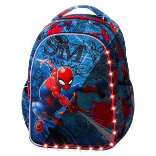 SPIDERMAN - Boy's Backpack Spiderman Coolpack Svetelné LED