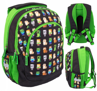 Školský batoh, taška - Batoh Coolpack 24 L Minecraft Multi Chaty