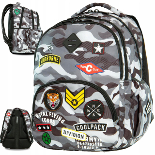Školský batoh, taška - BACKPACK COOLPACK MORO CP Školská mládež Black