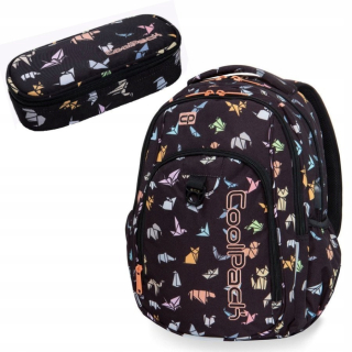 Školský batoh, taška - BACKPACK COOLPACK Detské ceruzky Puzdro Dark Set