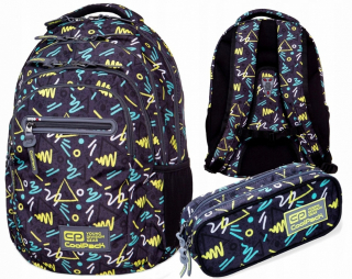 Školský batoh, taška - Backpack Coolpack College Tech Sketch 36104 Sachet
