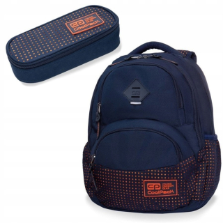 Školská taška - batoh, set, zostava - Batoh Dart II Coolpack Set s ceruzkou ceruzkou Grenade