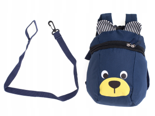 Detský batoh - BACKPACK PRE TOTDLER KINDERGARTHER Bear Navy LEASH