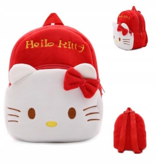 HELLO KITTY Detský batoh Ahoj Kitty Plush 23x21x9 cm