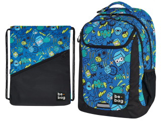Školský batoh, taška - BATOH HERLITZ BE.BAG AKTÍVNA MONSTER PARTY + TAŠKA